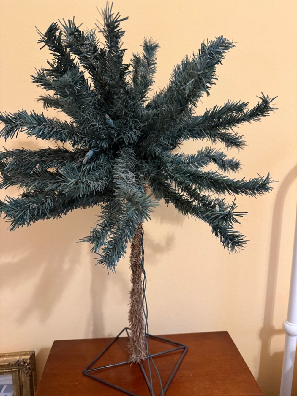 Artificial Palm-Style Holiday Tree - Green